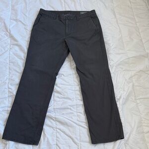 Bonobos Dark Gray Straight Leg Chinos 35x32